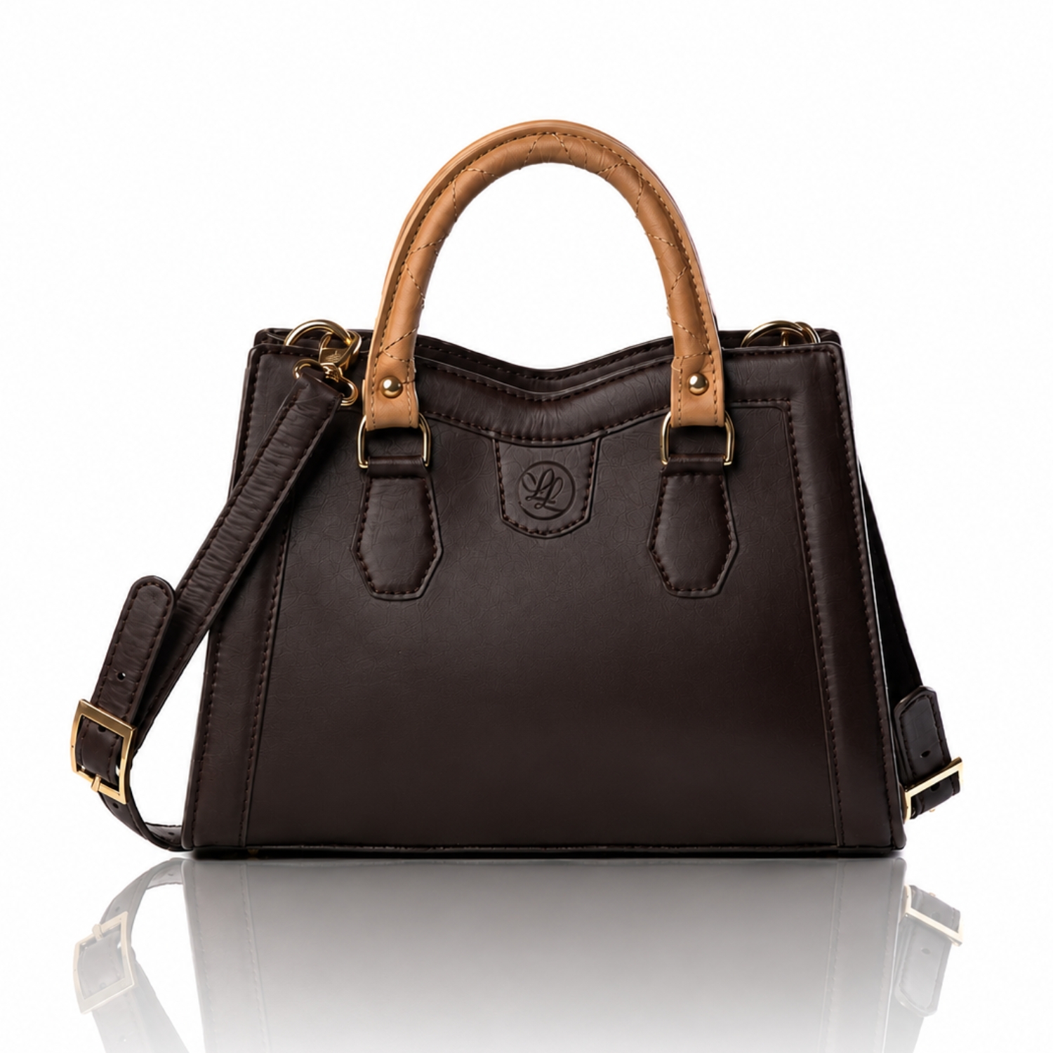 margaret-mini-tote-chocolate-brown-01 The Margaret Mini Tote – Chocolate Brown