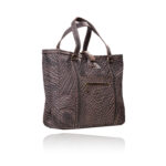 The Jean Maxi Tote in buffalo leather with natural textured grain and Italian hardware